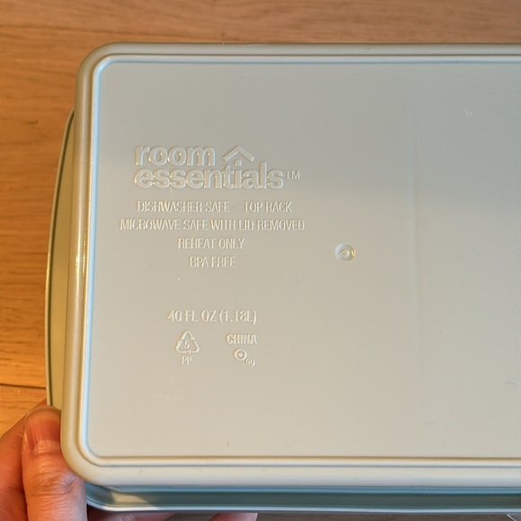 TikTok Popular Target Room Essentials Retro Bento Box Mint Green Lunch Small - Picture 8 of 8